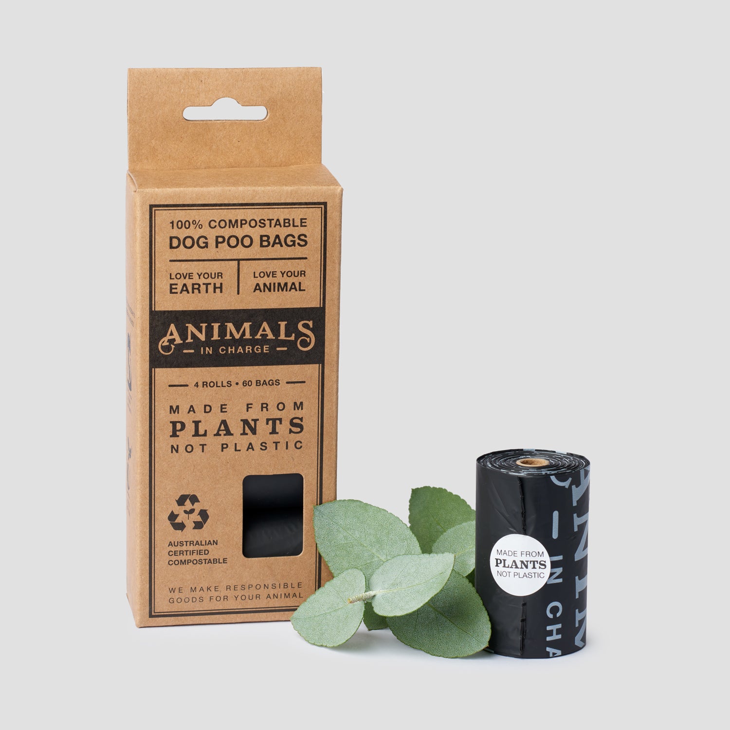 Compostable Plant Based Dog Poo Bags Animals in Charge